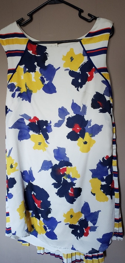Jessica Simpson Floral and Striped Dress